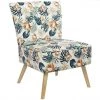 ITEM CHAIR POLYESTER BIRCH 63X66X84 LEAVES MULTICOLORED