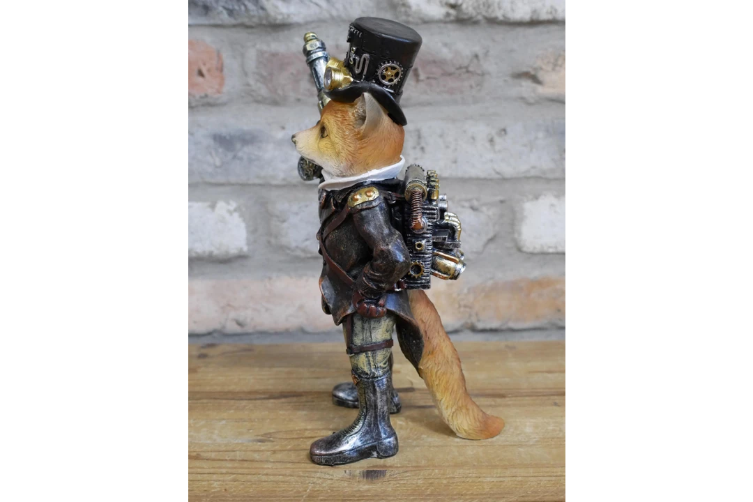 Giftworks Steampunk Fox Ornament GENERAL GIFTS 4 Giftworks Steampunk Fox Ornament GENERAL GIFTS