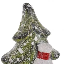 Itemint CHRISTMAS SHOP FIGURE LED GLASS FIBREGLASS CHRISTMAS TREE HOUSE 26X11X37,5cm