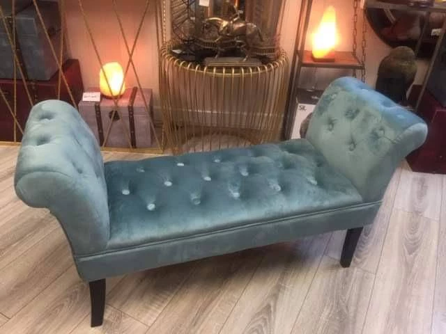 Kavanagh Gifts Teal Upholstered Furniture Bench 3 Kavanagh Gifts Teal Upholstered Furniture Bench