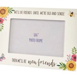 Giftworks 6x4 Floral Photo Friends Frame GENERAL GIFTS