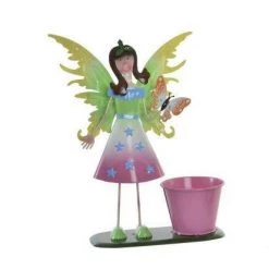 Giftworks GENERAL GIFTS Garden Fairy Flower Pot Planter Pink