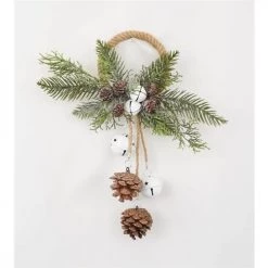 Enchanté Twinkle White Bell Rope Hanger CHRISTMAS SHOP