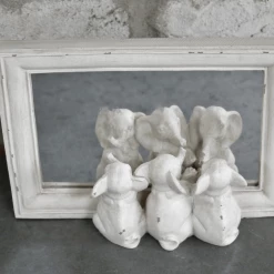 Giftworks GENERAL GIFTS Three Elephants Decorative Mirror