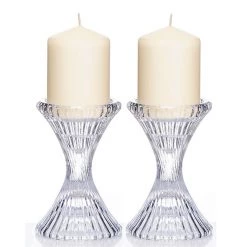 Giftworks GENERAL GIFTS ELLA PILLAR CANDLEHOLDER 15.5CM HT.