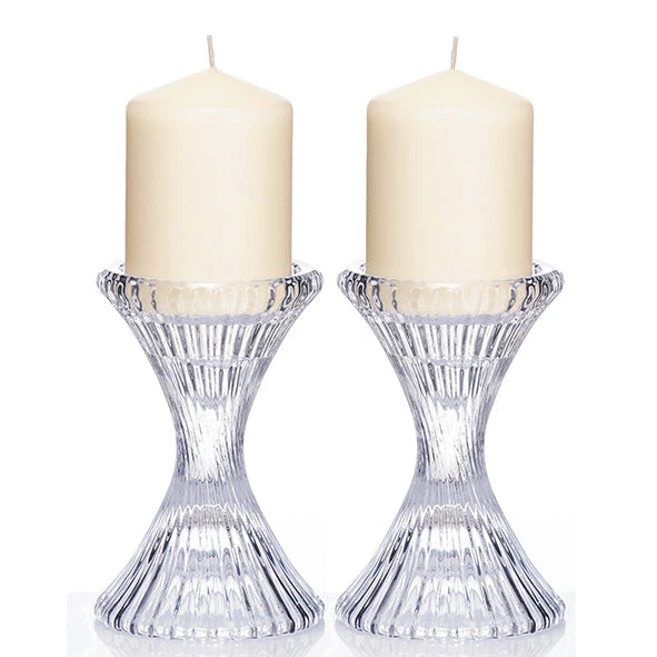Giftworks GENERAL GIFTS ELLA PILLAR CANDLEHOLDER 15.5CM HT. 3 Giftworks GENERAL GIFTS ELLA PILLAR CANDLEHOLDER 15.5CM HT.