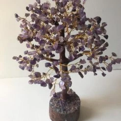 Jiomand Amethyst Gemstone Tree, Natural Crystal Tree (500 Chips) Meaning Of Tree Of Life/Money Tree GENERAL GIFTS