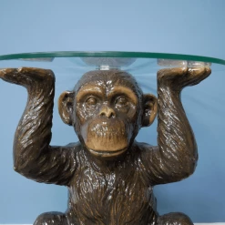 Dutch Brothers Monkey Side Table Brown GENERAL GIFTS