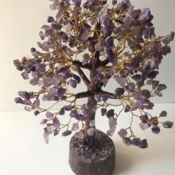 Jiomand Amethyst Gemstone Tree, Natural Crystal Tree (500 Chips) Meaning Of Tree Of Life/Money Tree GENERAL GIFTS