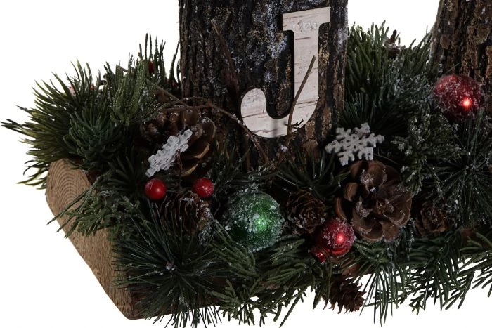 Itemint Joy Christmas Candle Holder 54X21X23cm CHRISTMAS SHOP 4 Itemint Joy Christmas Candle Holder 54X21X23cm CHRISTMAS SHOP