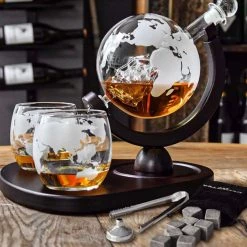 Mikamax DELUXE GLOBE DECANTER SET