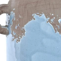 Giftworks Natural Sky Blue Ceramic Vase