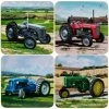 Lesser And Pavey TRACTORS COASTERS SET OF 4 GENERAL GIFTS