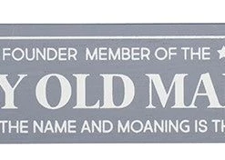 Richard Lang GRUMPY MAN PLAQUE (PRE ORDER FOR LATE NOVEMBER)