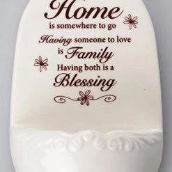 Giftworks GENERAL GIFTS PORCELAIN HOLY WATER FONT