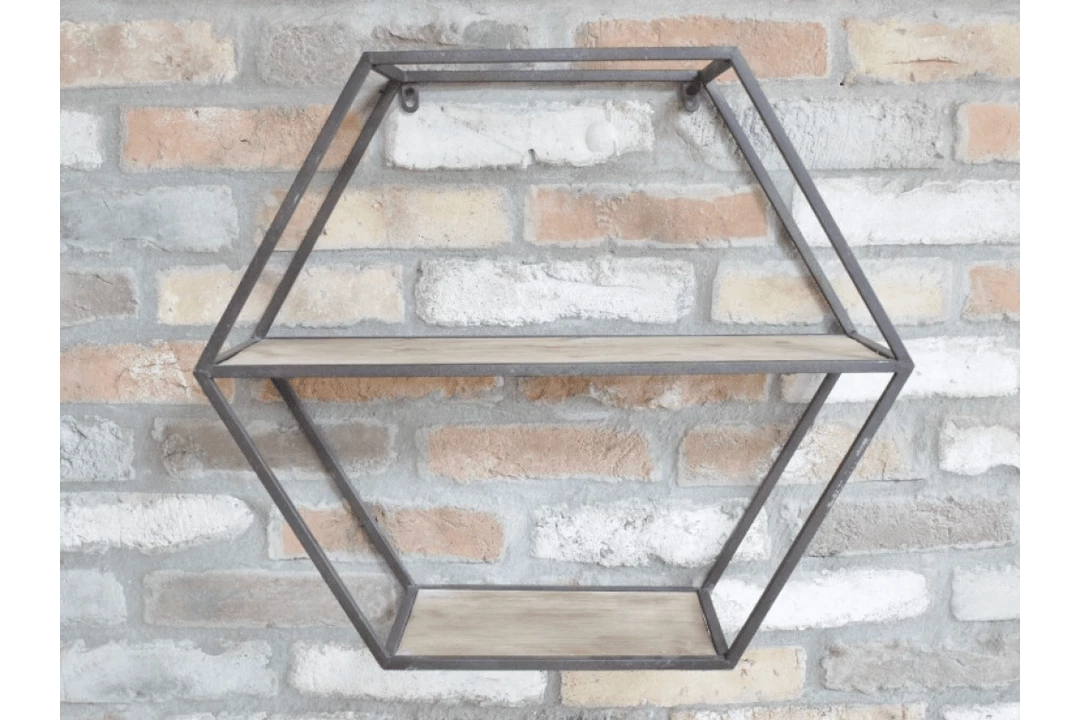 Giftworks WALL SHELVES/ HEXAGONAL SHELF WALL LANTERN SCONCES AND HANGINGS 5 Giftworks WALL SHELVES/ HEXAGONAL SHELF WALL LANTERN SCONCES AND HANGINGS
