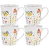 Lesser And Pavey Garden Birds Mugs Set Of 4
