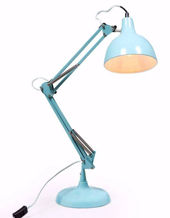 McGowan & Rutherford Sky Blue Traditional Style Desk Lamp 3 McGowan & Rutherford Sky Blue Traditional Style Desk Lamp