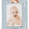 CBC Porcelain Baby Photo Frame/Blue/Glazed 2 CBC Porcelain Baby Photo Frame/Blue/Glazed