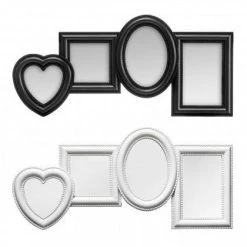 Premier Housewares Black Heart Multi Photo Frame