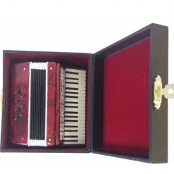 Faire Accordion Miniature With Case GENERAL GIFTS