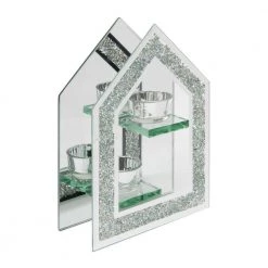 Giftworks New Home Gifts Glass Double Tea-Light Holder GIFTS FOR HER