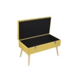 Zentrada Yellow Suitcase Bench