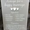 Richard Lang Recipe For A Happy Marriage Plaque