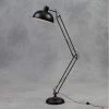 McGowan & Rutherford GENERAL GIFTS Matt Black Extra Large Classic Desk Style Floor Lamp