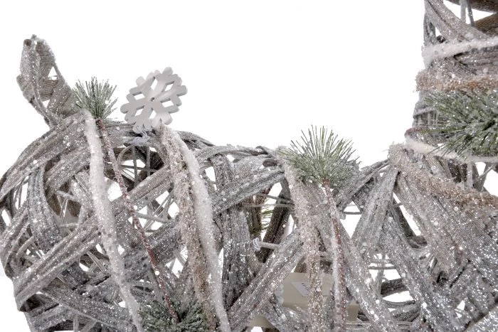 Itemint REINDEER LED RATTAN 40X15X60 20L. SILVER CHRISTMAS SHOP 6 Itemint REINDEER LED RATTAN 40X15X60 20L. SILVER CHRISTMAS SHOP