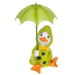Puddle & Lido Ducks & Frogs Puddle Duck Green Coat Brolly GENERAL GIFTS