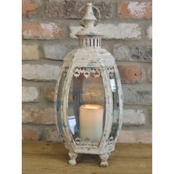 Dutch Brothers Cream Shabby Chic Lantern
