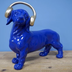 Dutch Brothers Dog With Headphones (Blue) GENERAL GIFTS