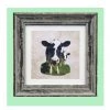 Giftworks Irish Gifts Cow Framed Print 9x9