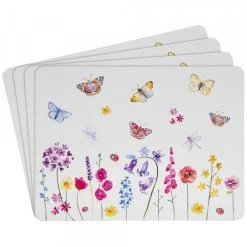 Lesser And Pavey BUTTERFLY GARDEN PLACEMATS 4 SET