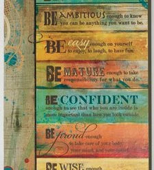 CBC RELIGIOUS SENTIMENTS Wood Prayer Plaque/Teen Be Attitudes