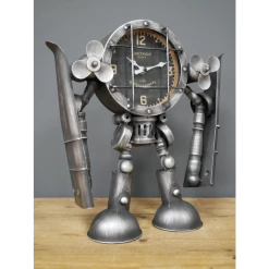 Dutch Brothers Robot Plane Clock
