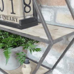 Giftworks WALL SHELVES/ HEXAGONAL SHELF WALL LANTERN SCONCES AND HANGINGS