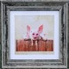 Giftworks Pig 9x9 Framed Print