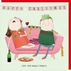ROSIE MADE A THING - MAGIC BEGIN - CHRISTMAS CARD GENERAL GIFTS