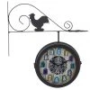 ITEM CLOCKS WALL CLOCK METAL 37X10X40 STATION BLACK 1 ITEM CLOCKS WALL CLOCK METAL 37X10X40 STATION BLACK