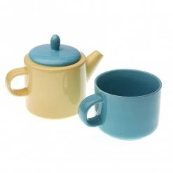Versa Tea For One Blue And Yellow