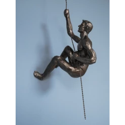 Dutch Brothers Abseiling Climber Man Figurine -Bronze GENERAL GIFTS