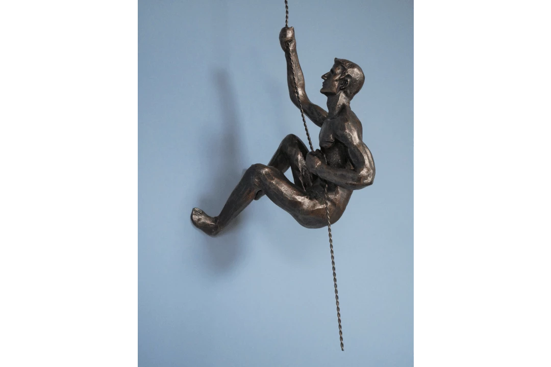 Dutch Brothers Abseiling Climber Man Figurine -Bronze GENERAL GIFTS 3 Dutch Brothers Abseiling Climber Man Figurine -Bronze GENERAL GIFTS