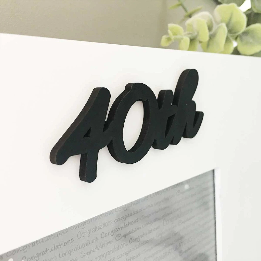 Giftworks Birthday 3D Text Signature Photo Frame GENERAL GIFTS 9 Giftworks Birthday 3D Text Signature Photo Frame GENERAL GIFTS