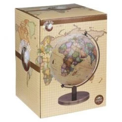 Giftworks Gold Vintage Map Of The World For Kids Globe