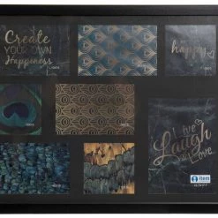 Giftworks Black 8-Photo Gallery Collage Frames