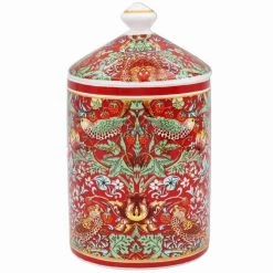 Giftworks WILLIAM MORRIS STRAWBERRY THIEF CANDLE JAR