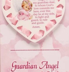 CBC GENERAL GIFTS Plexiglass Baby Plaque Blue Ribbon Girl