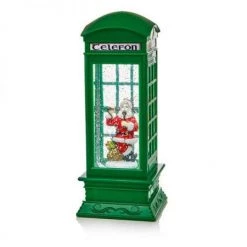 Giftworks CHRISTMAS SHOP 27cm Christmas Glitter Green Post Box